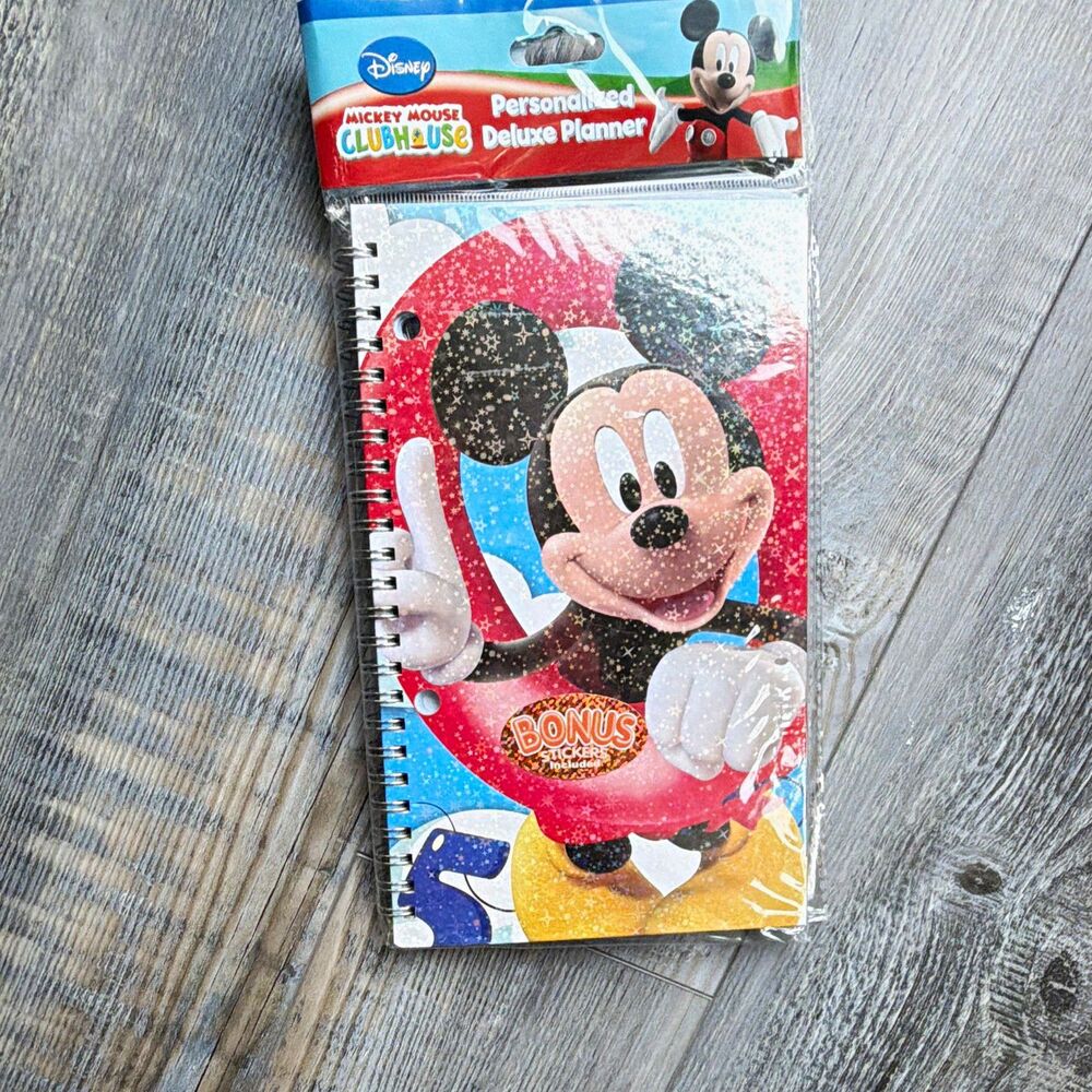 Disney Mickey Mouse Clubhouse Personalized Deluxe Weekly Small Planner #21674